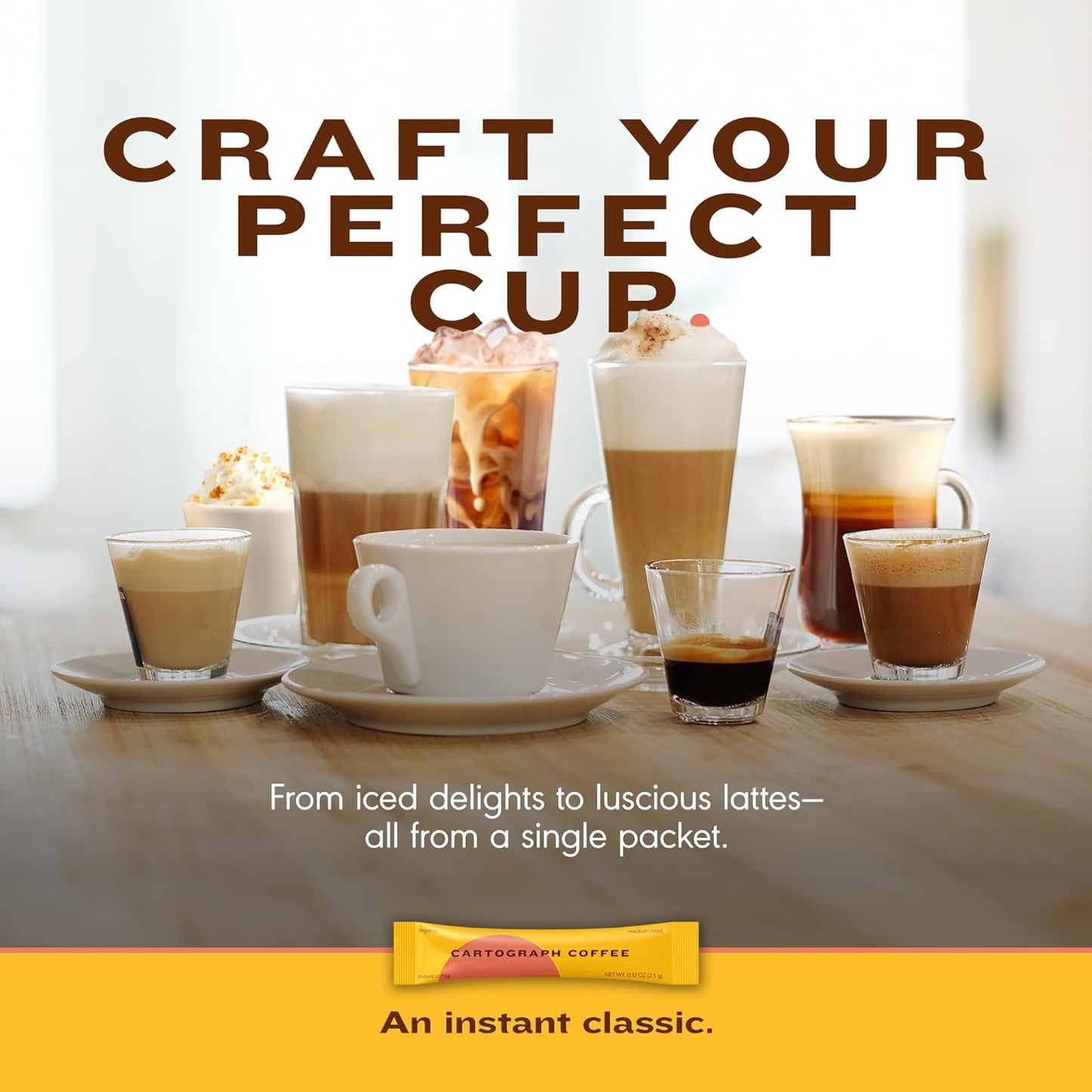 Cartograph Organic Instant Coffee - Medium Roast